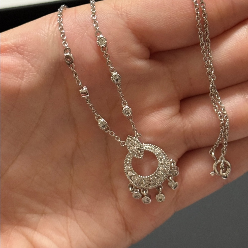 Elegant Sterling Silver 925 Pendant Necklace - Picture 9 of 11